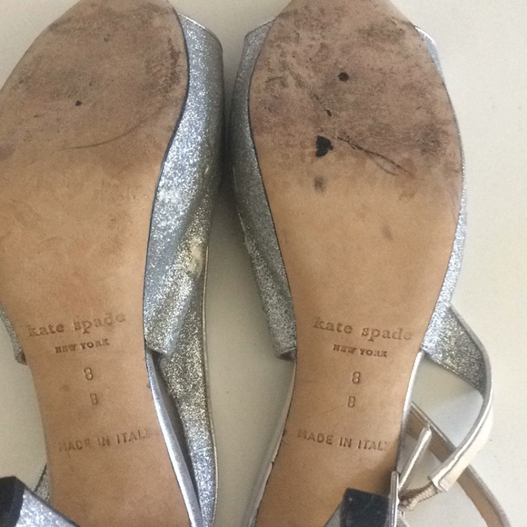 KATE SPADE women’s sparkly, strapped heels size 8 - Picture 7 of 7